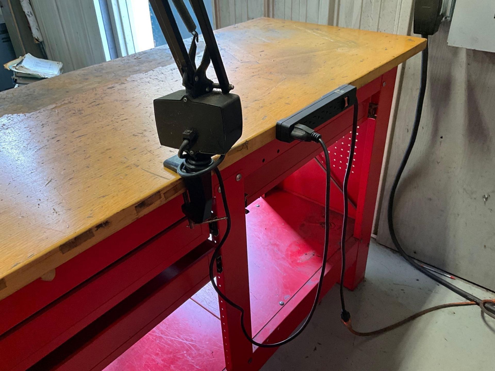 RED WORKBENCH TOOLBOX WORKSTATION - Image 13 of 16