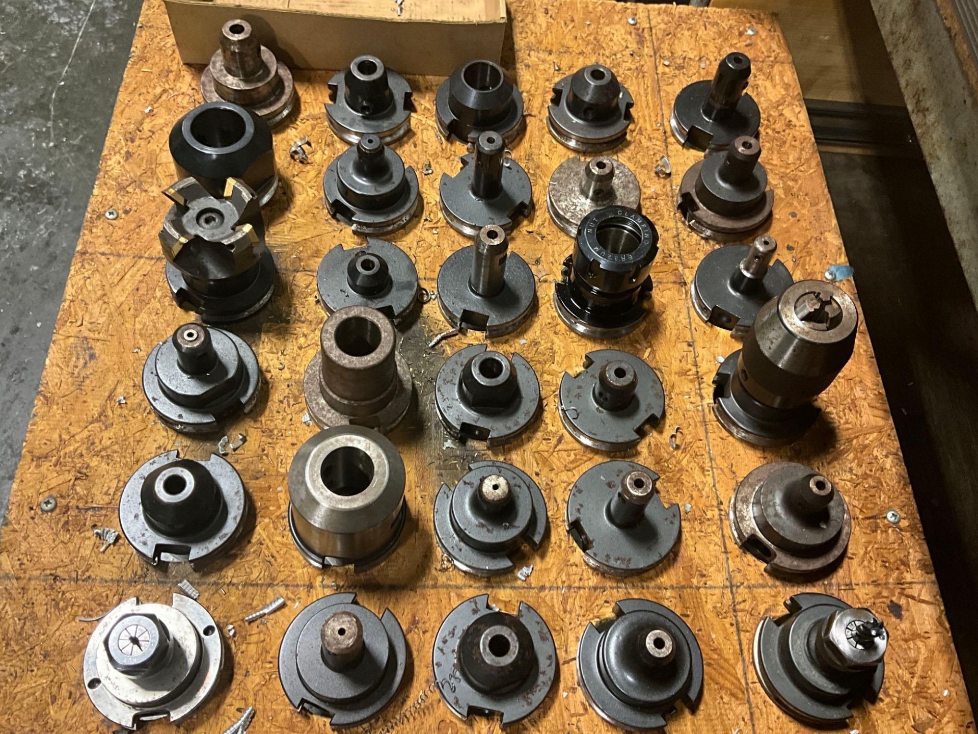 APPROX (45) CAT 40 TOOLHOLDERS WITH 23" X 47.5" TABLE - Image 7 of 105