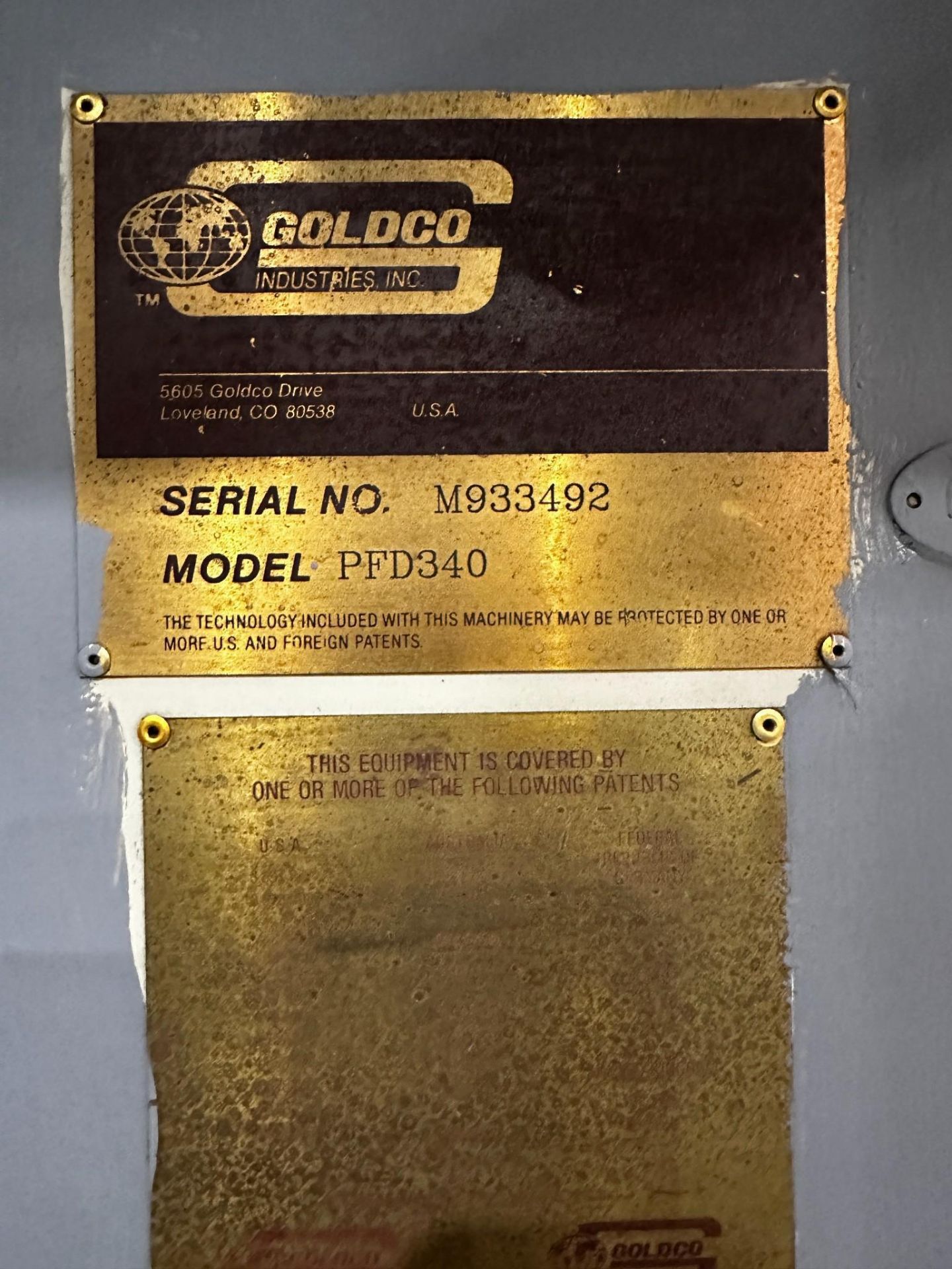 GOLDCO INDUSTRIES MODEL R-150 6AS-R SERIAL M931605 PALLETIZING SYSTEM MODEL PFD-340 - Image 22 of 24