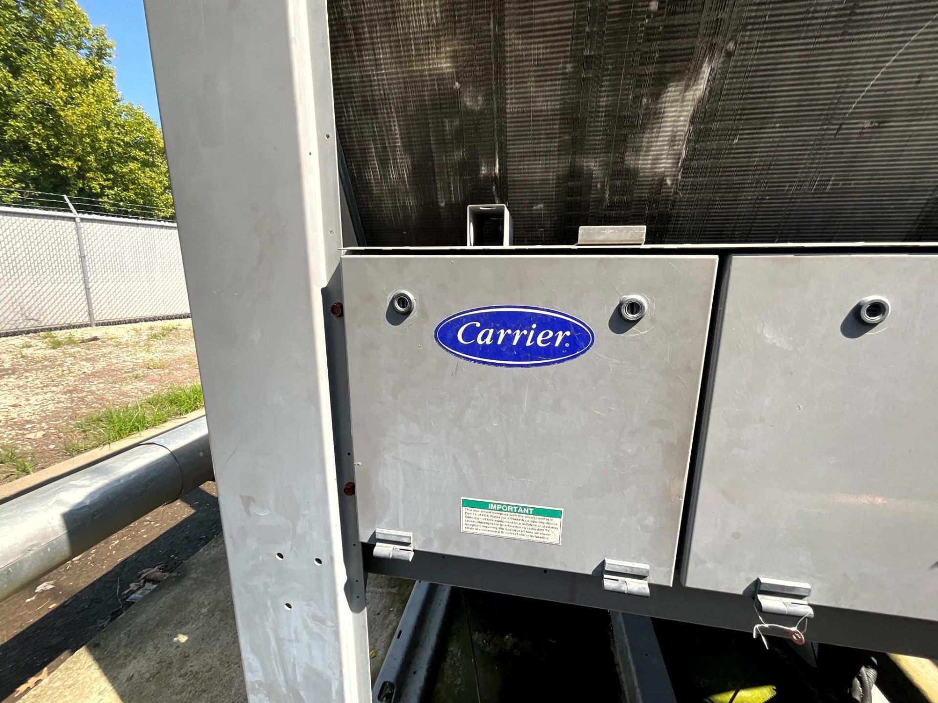 CARRIER AIR COOLED CHILLER MODEL 30 RBA 1606-DOBL. R-410 AQUA SNAP HIGH EFFICIENCY - Image 13 of 18