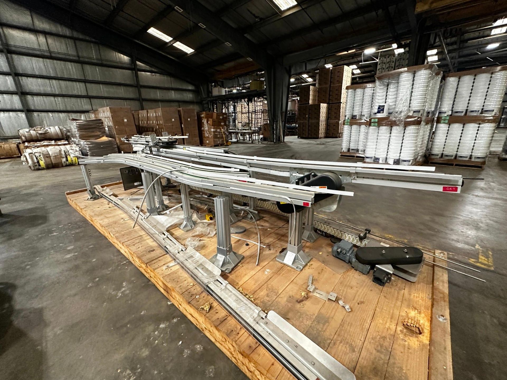 MISC CONVEYOR FRAMES W/ DRIVER 3 1/2"