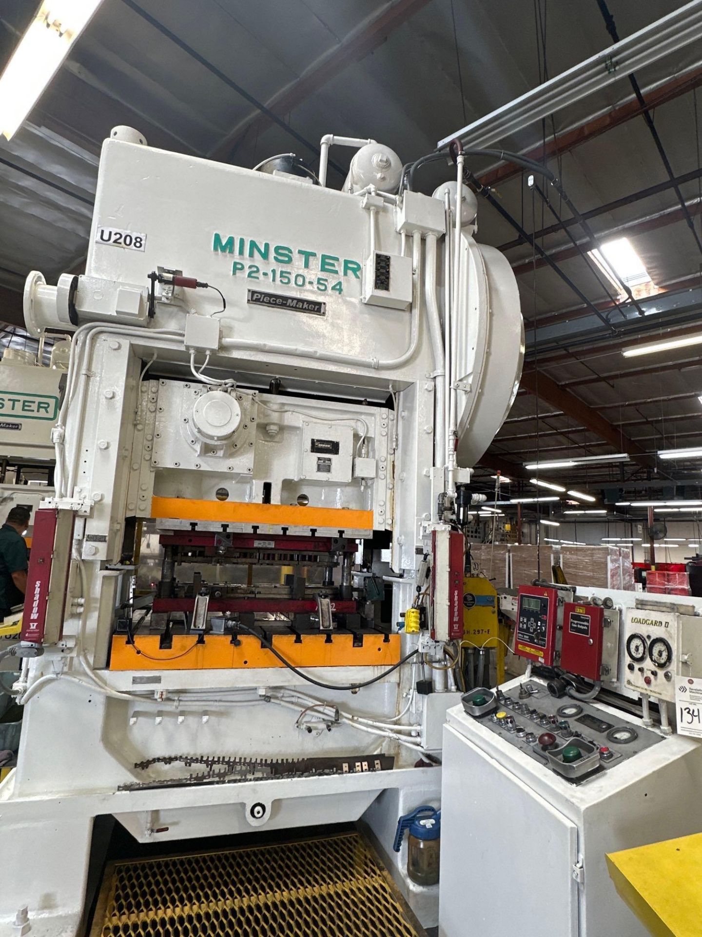 MINSTER P2-150-54 PIECEMAKER 150 TON PRESS, DIPRO 1500, COE FEEDER, STRAIGHTENER, COIL REEL - Image 8 of 41