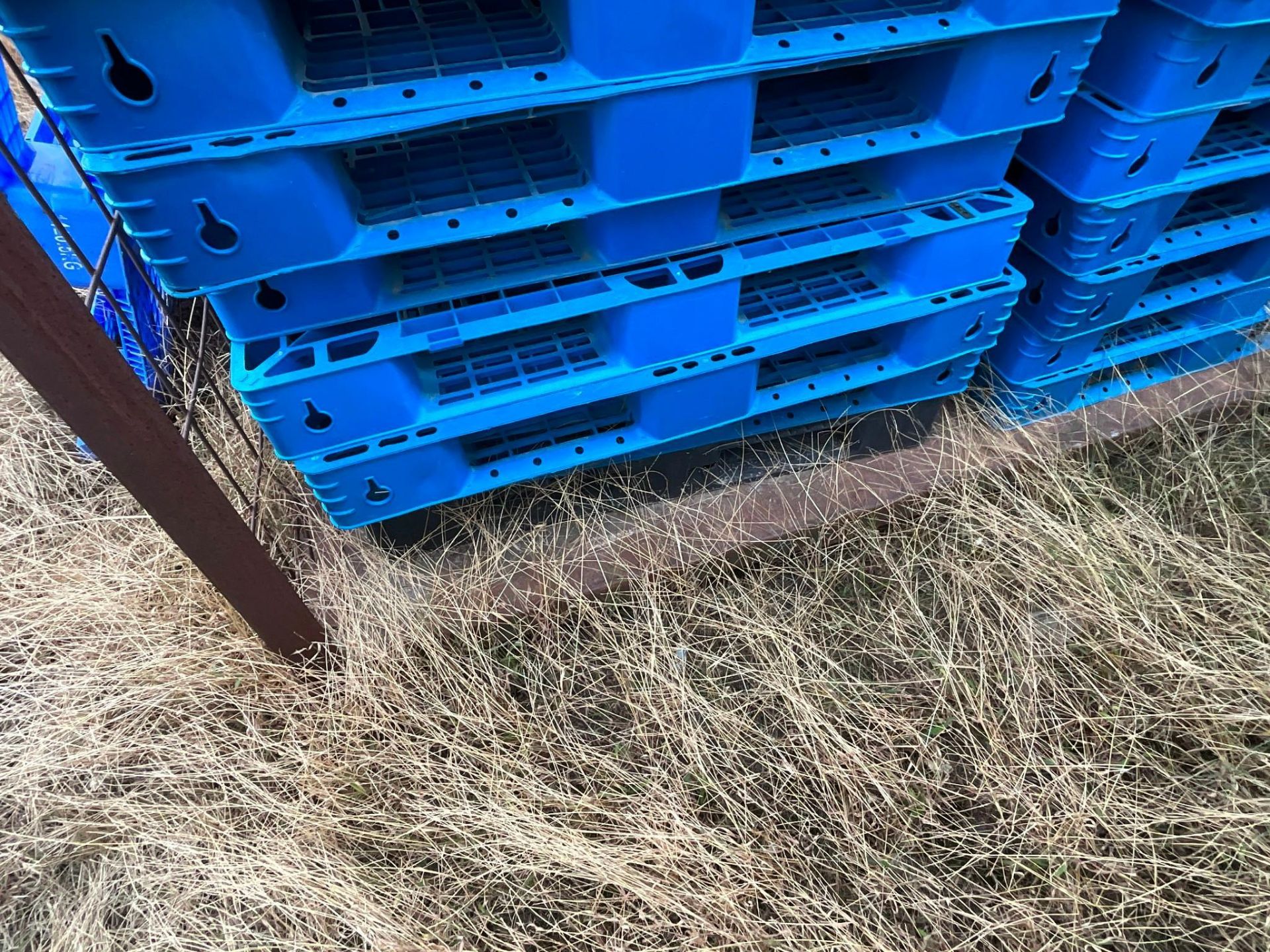 PLASTIC PALLETS WITH RACK - Image 6 of 8