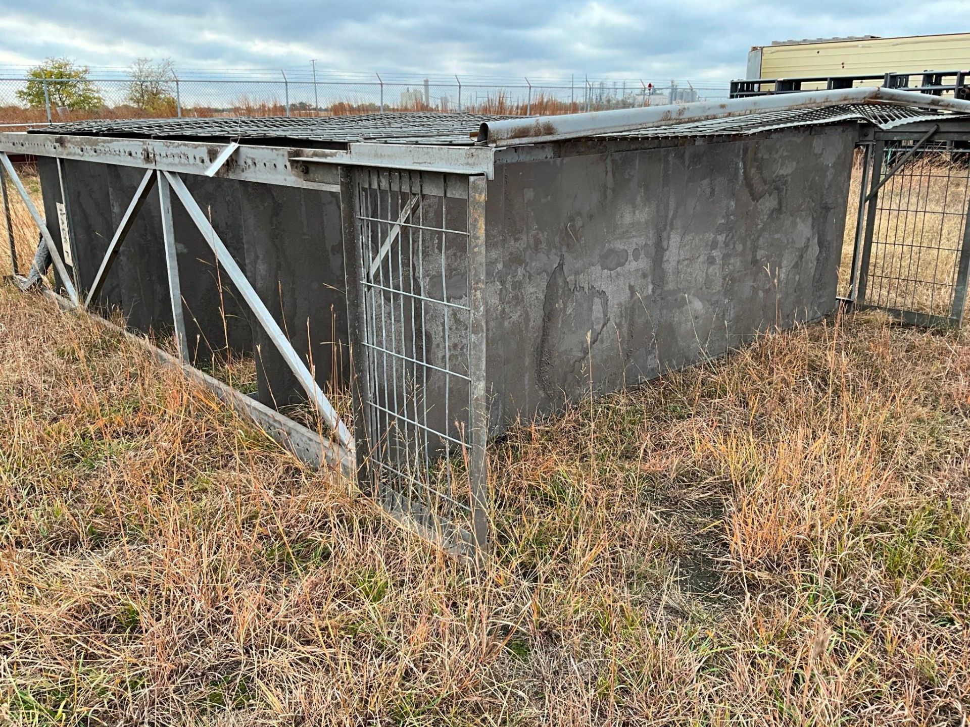 STEEL SHELVING 12' W X 18'3" L X 48" H - Image 2 of 10