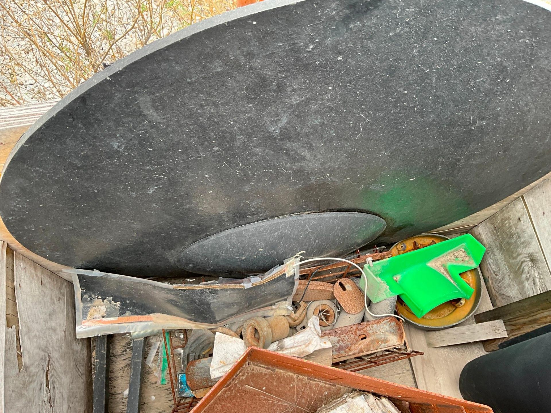 FIRE PIT, STOCK TANK , MISCELLANEOUS METAL - Image 3 of 5