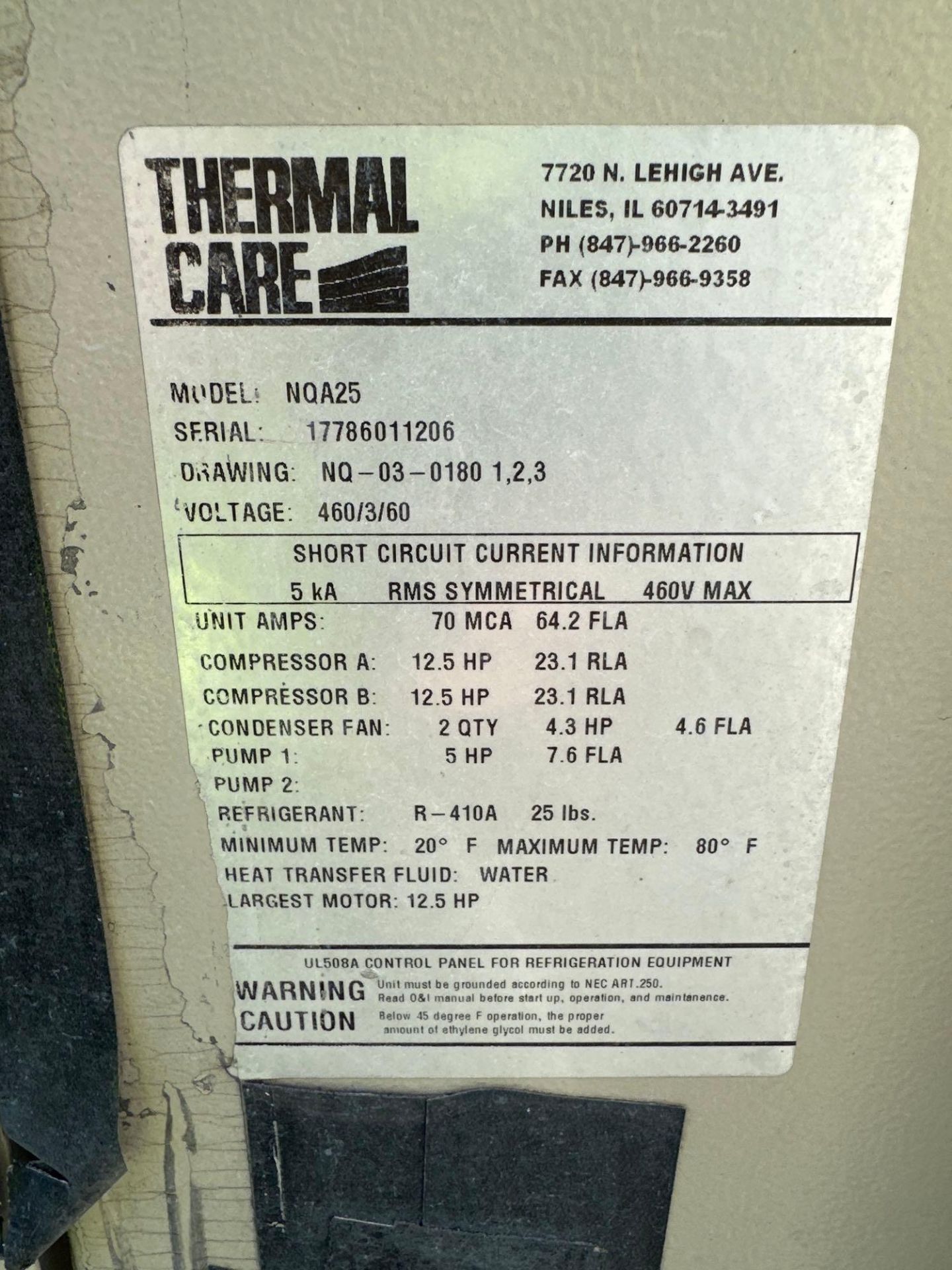 THERMAL CARE NQA25 ACCUCHILLER - Image 4 of 5