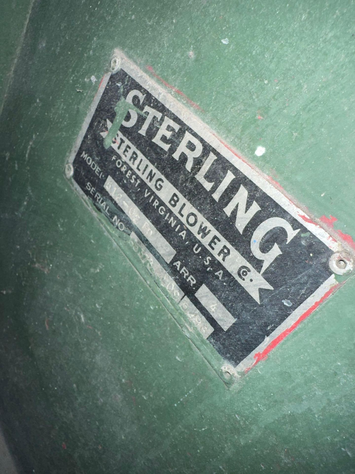 STERLING 512-02 FD BLOWER - Image 3 of 4