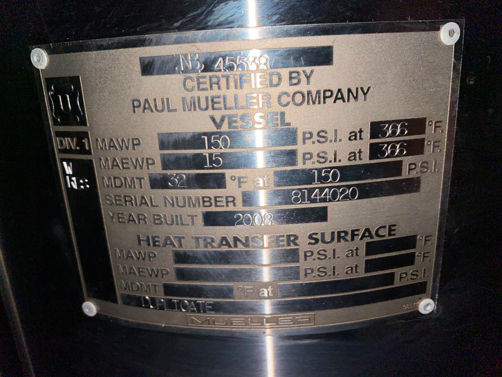 PAUL MUELLER COMPANY PURE STEAM GENERATOR - Bild 18 aus 23