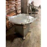 ROTARY ACCUMULATION TABLE W/ GUARDING 34" DIAMETER
