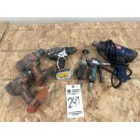 VARIOUS ELECTRIC AND AIR HAND TOOLS