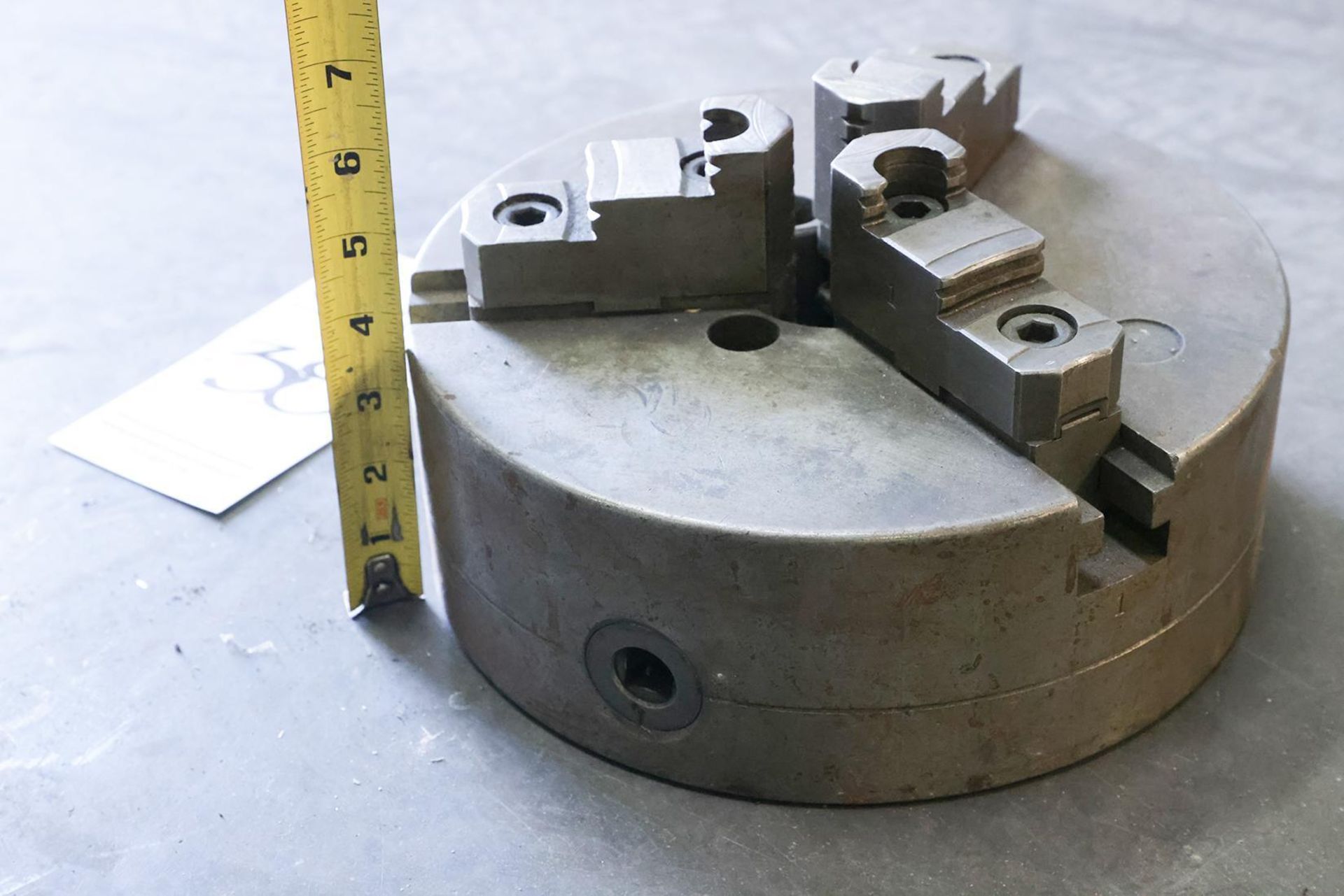 10” 3 JAW CHUCK, WITH JAWS - Image 3 of 4