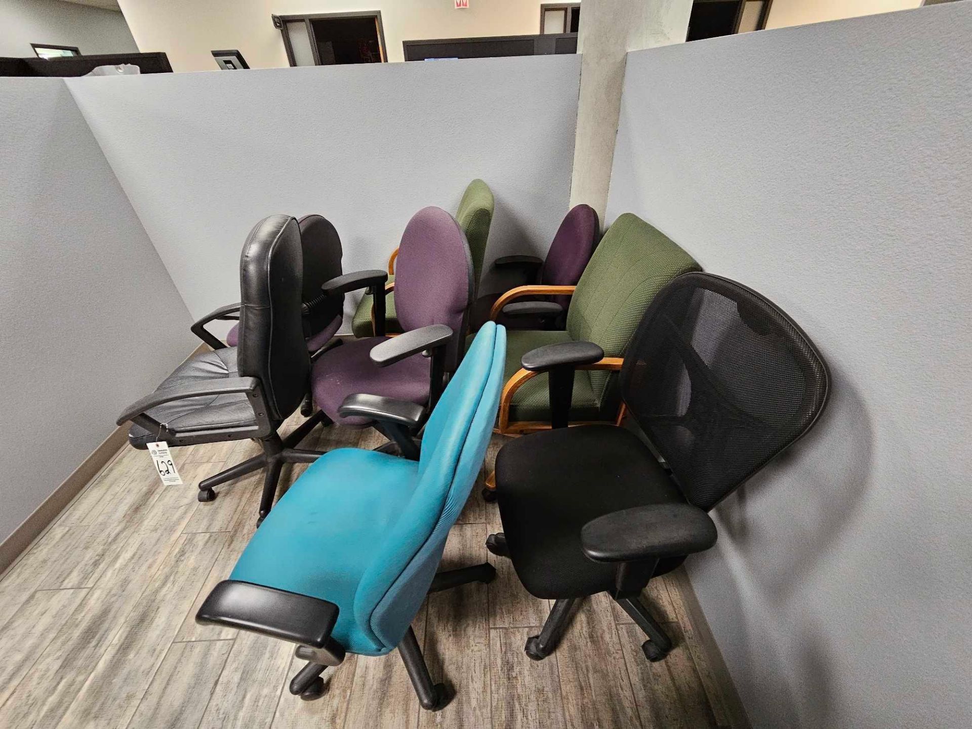 (8) OFFICE CHAIRS - Image 3 of 3