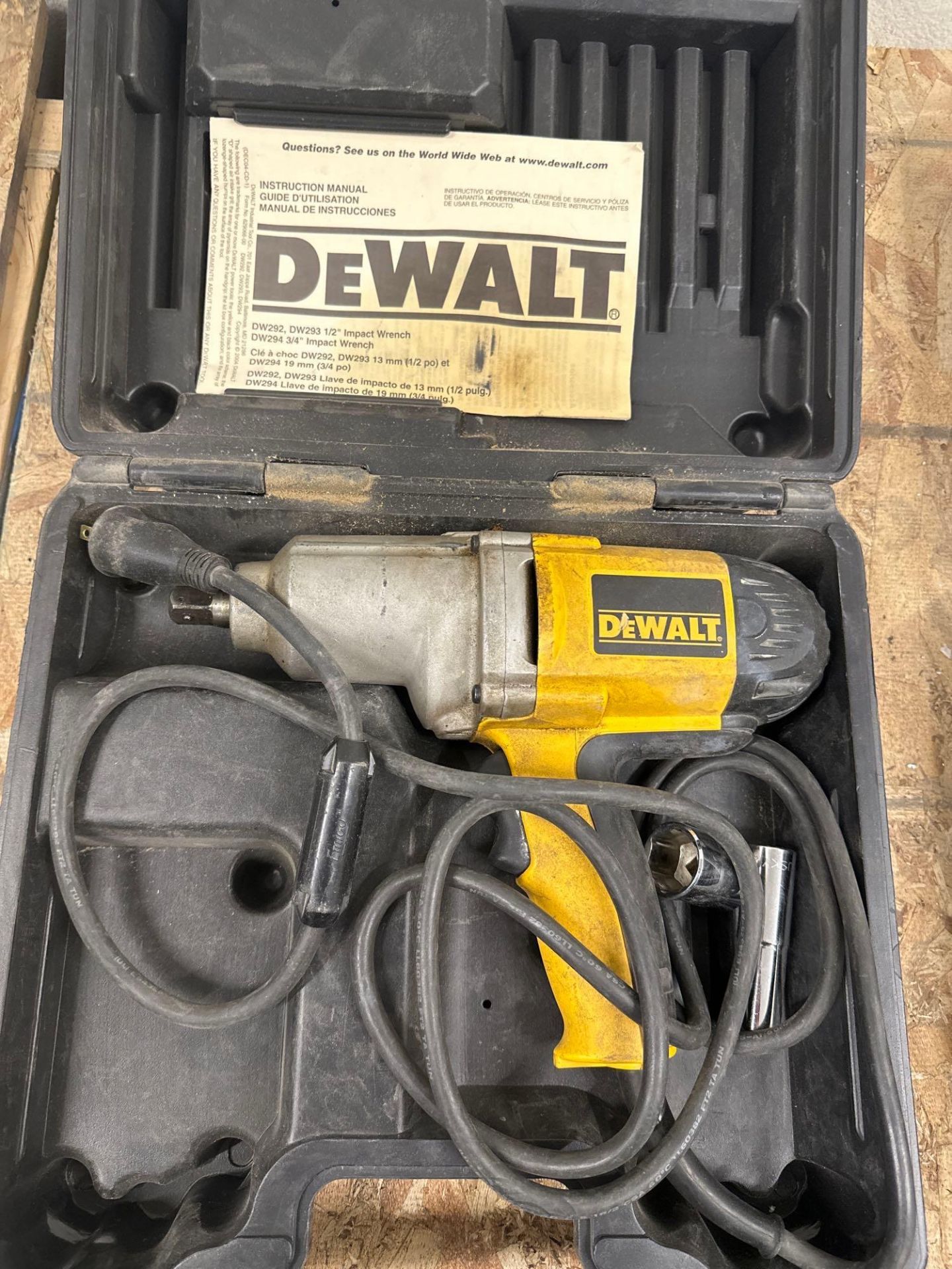 DEWALT IMPACT WRENCH AND CHICAGO ELECTRIC 1/2” ELECTRIC IMPACT WRENCH - Image 2 of 5