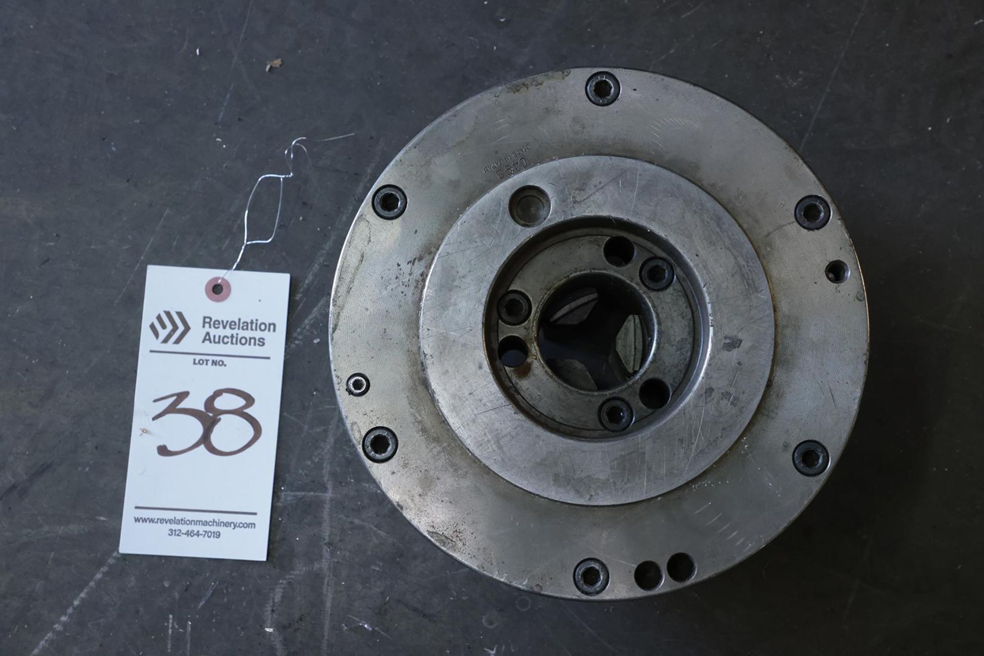 10” 3 JAW CHUCK, WITH JAWS - Image 4 of 4
