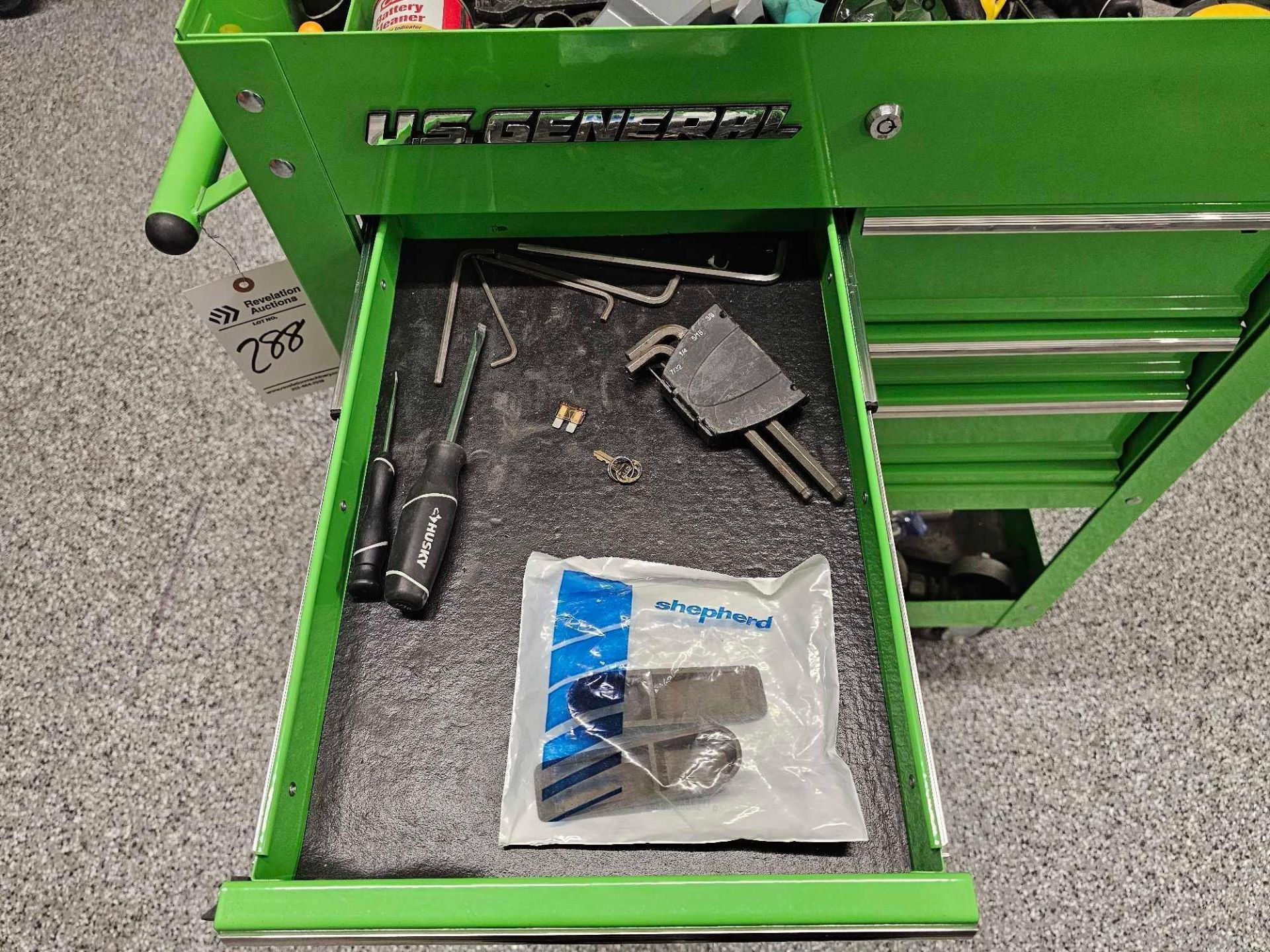 US GENERAL ROLLING TOOLBOX WITH CONTENTS - Image 7 of 14