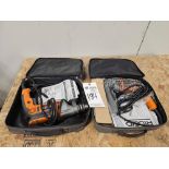 (2) RIDGID 1/2" POWER DRILLS