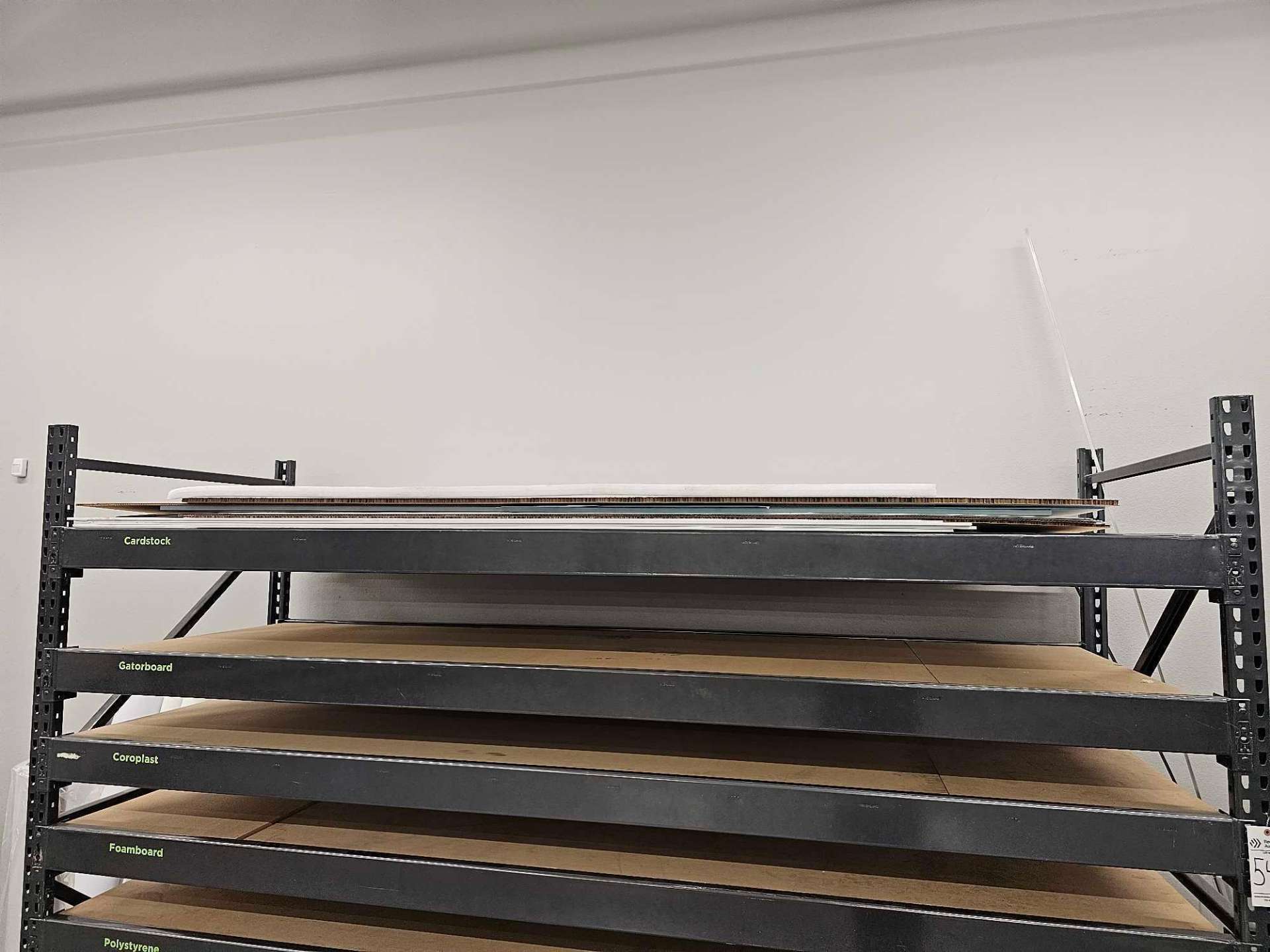 STEEL FLAT STOCK RACK WITH CONTENTS Item Location - Phoenix, AZ