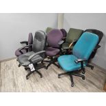 (8) OFFICE CHAIRS