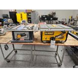 DEWALT TABLE SAW (NO POWER CORD), RYOBI 10" TABLESAW