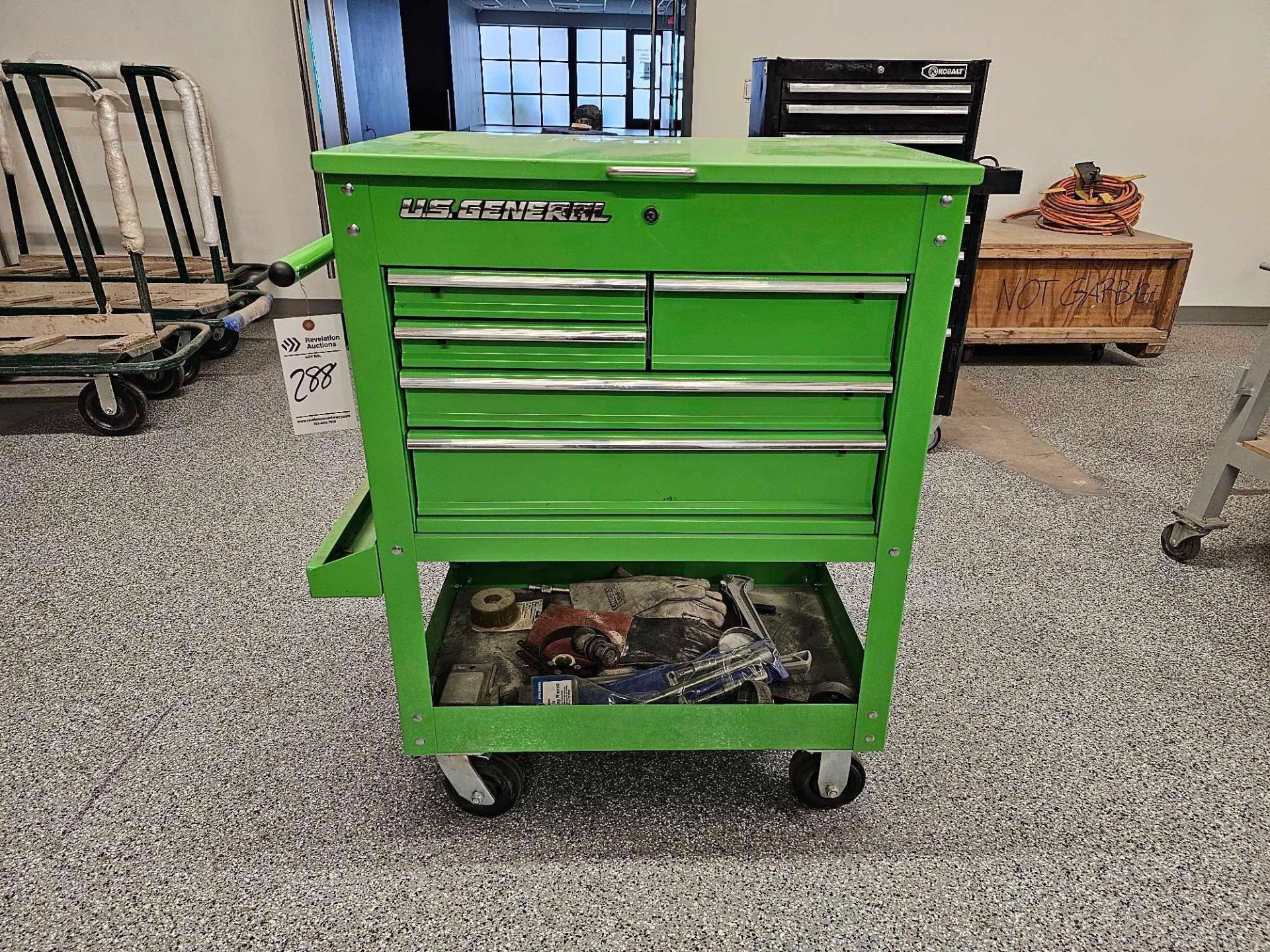 US GENERAL ROLLING TOOLBOX WITH CONTENTS