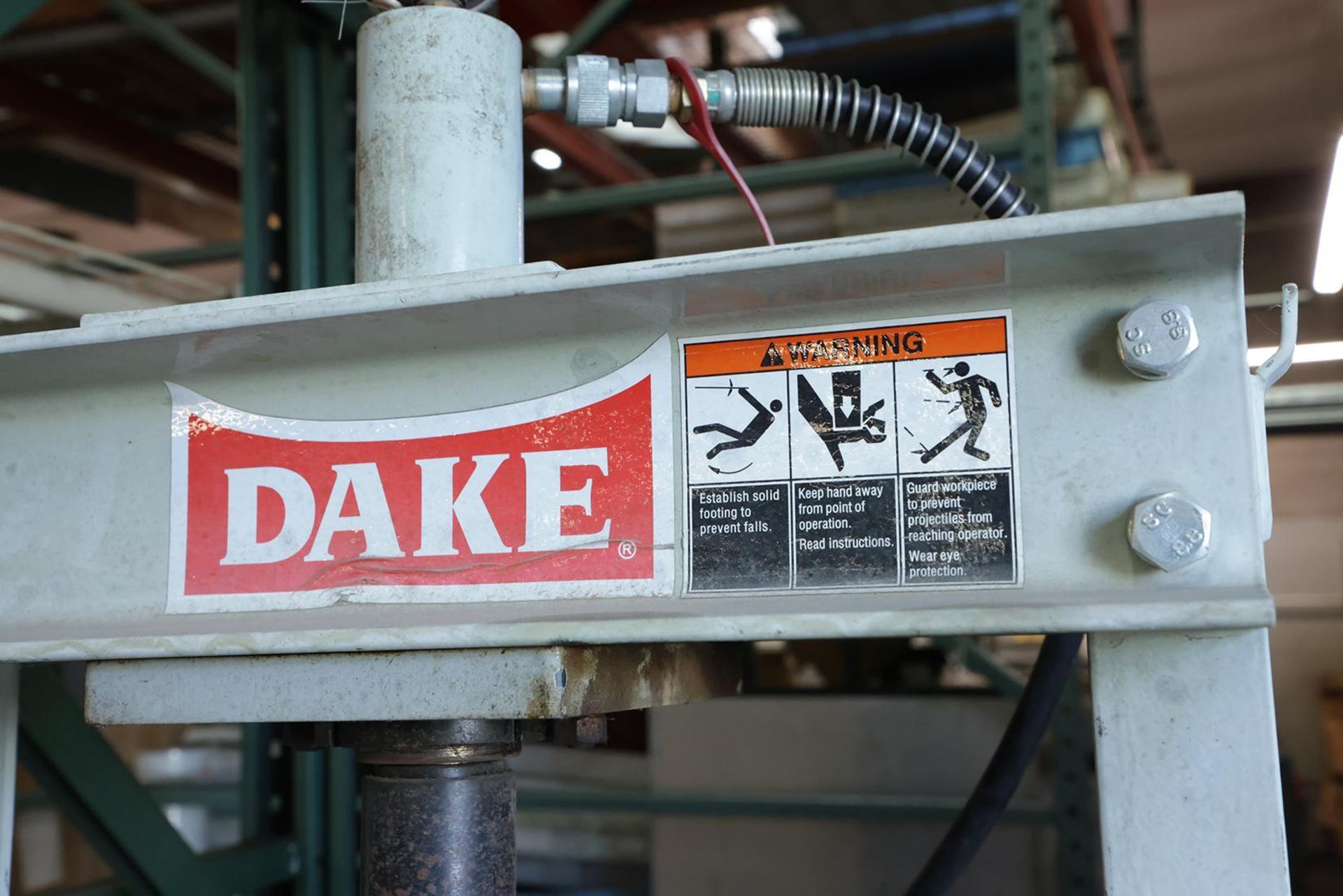 DAKE HYDRAULIC PRESS - Image 3 of 6