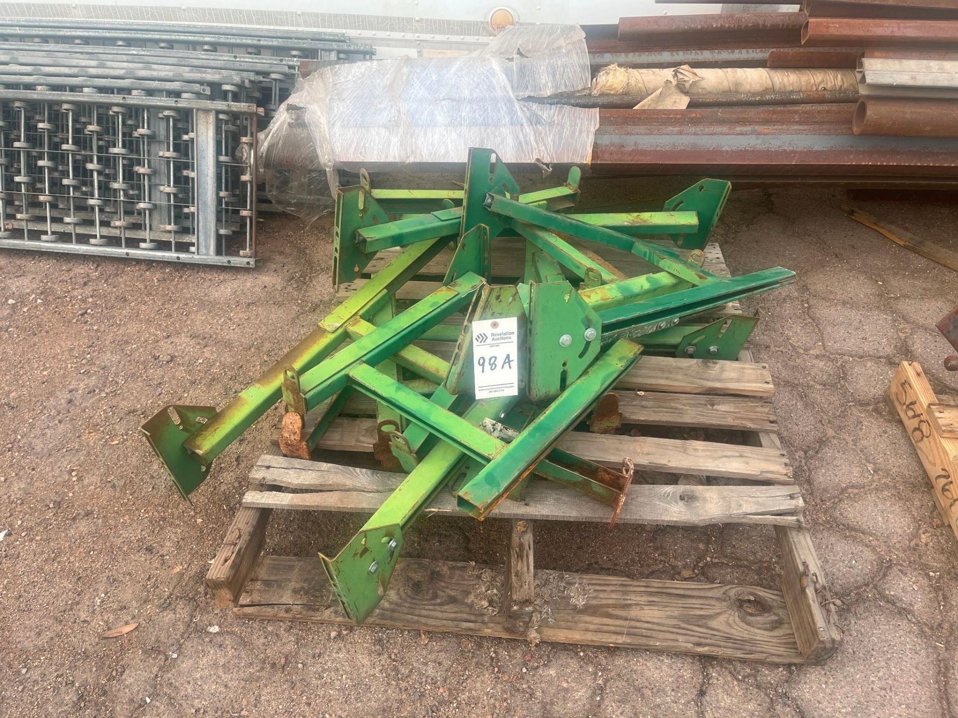 CONVEYOR ROLLERS, WITH LEGS; 120” X 18” ROLLERS 8 PCS - Image 2 of 2