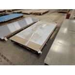 (32) 48"X96" 16 GA BRUSHED STAINLESS STEEL SHEETS