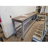 LONG SKINNY ROLLING TABLE