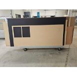STEEL PANEL CART WITH CONTENTS