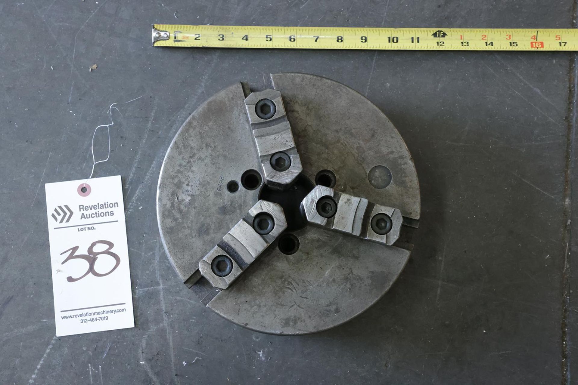 10” 3 JAW CHUCK, WITH JAWS