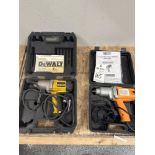 DEWALT IMPACT WRENCH AND CHICAGO ELECTRIC 1/2” ELECTRIC IMPACT WRENCH