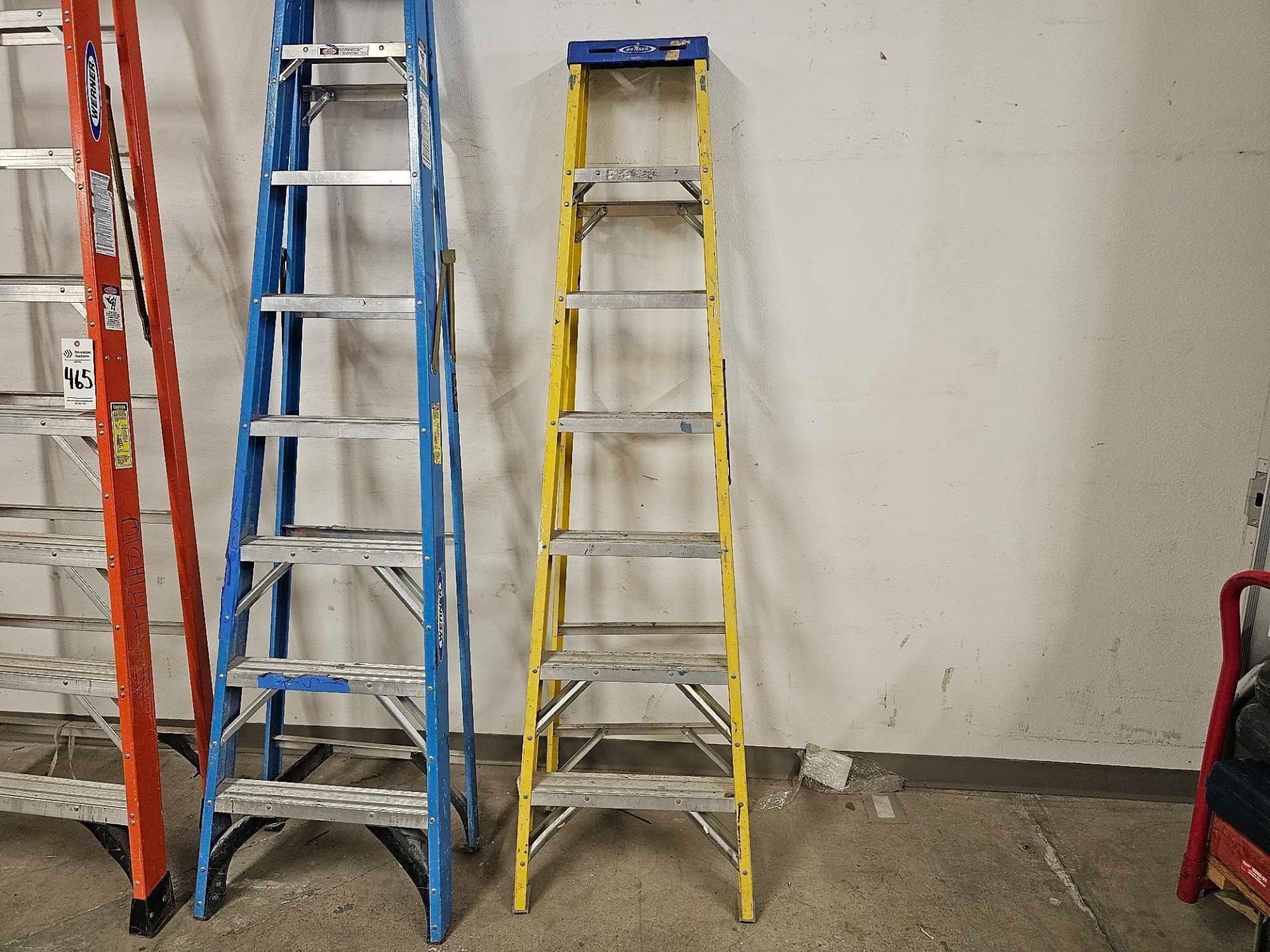 (3) WERNER LADDERS 12',8',6' - Image 4 of 4