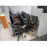 (12) OFFICE CHAIRS