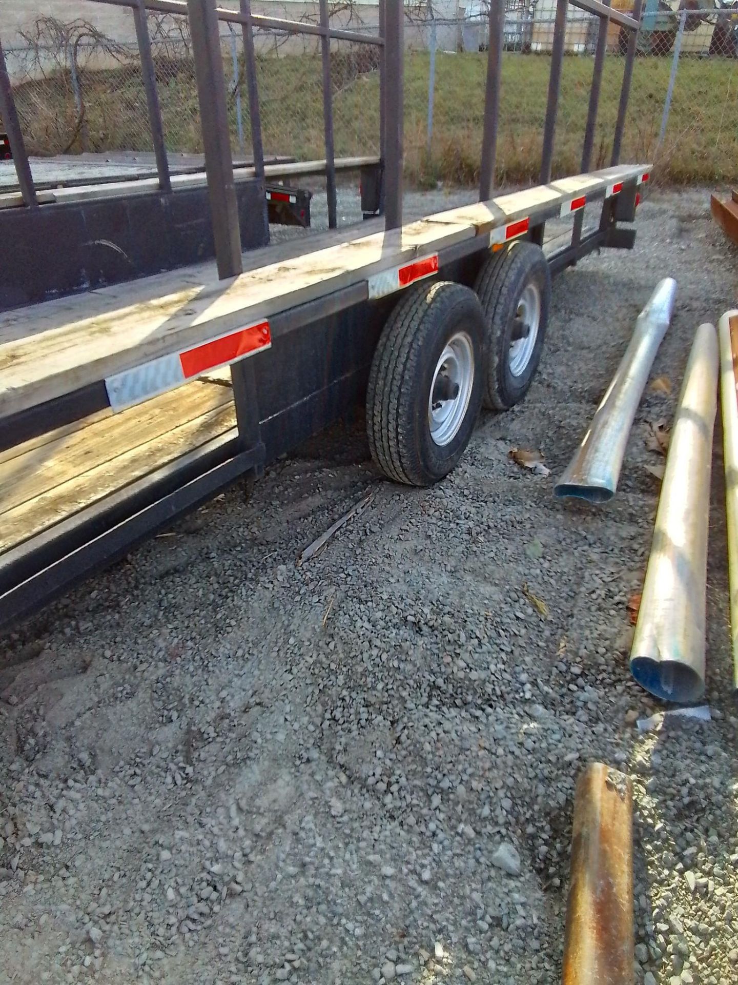 FLATBED TRAILER, 24' X 76" X 96" H 12,000# - Image 4 of 4