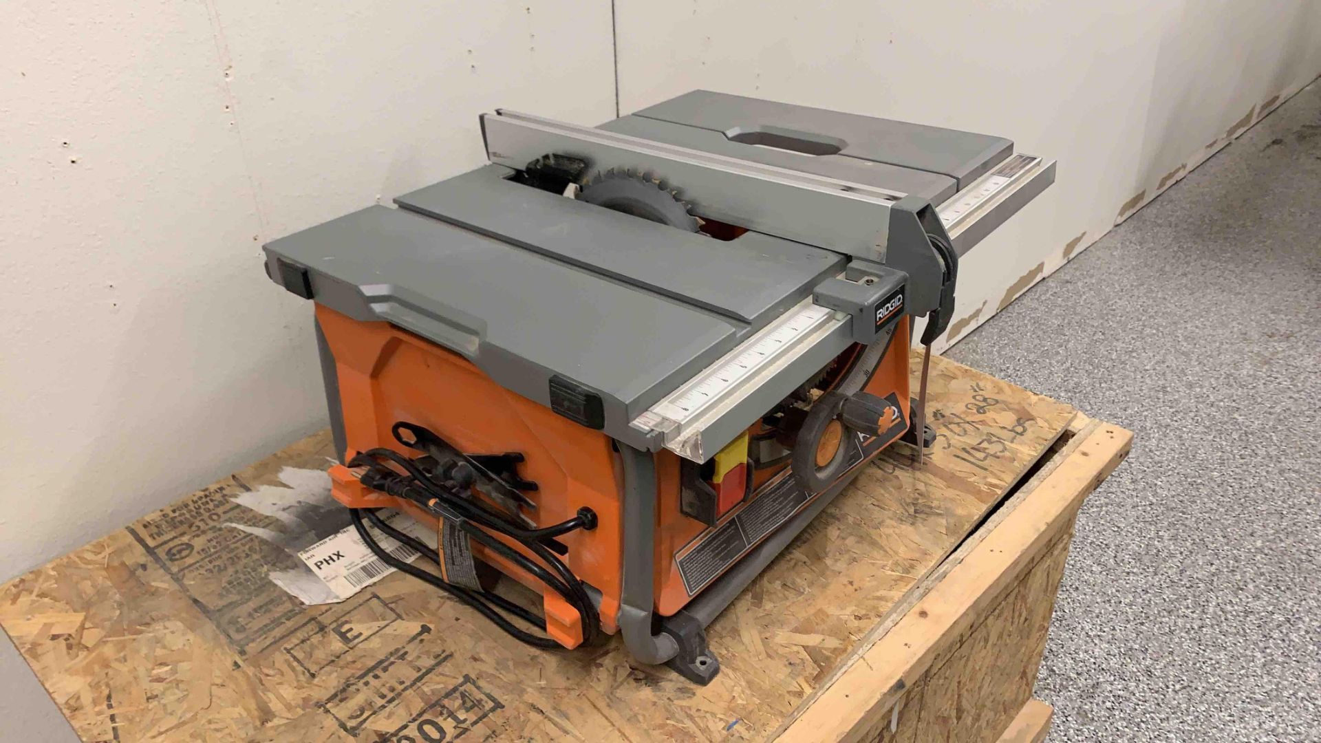 RIDGID R45171 10" PORTABLE TABLE SAW - Image 3 of 6