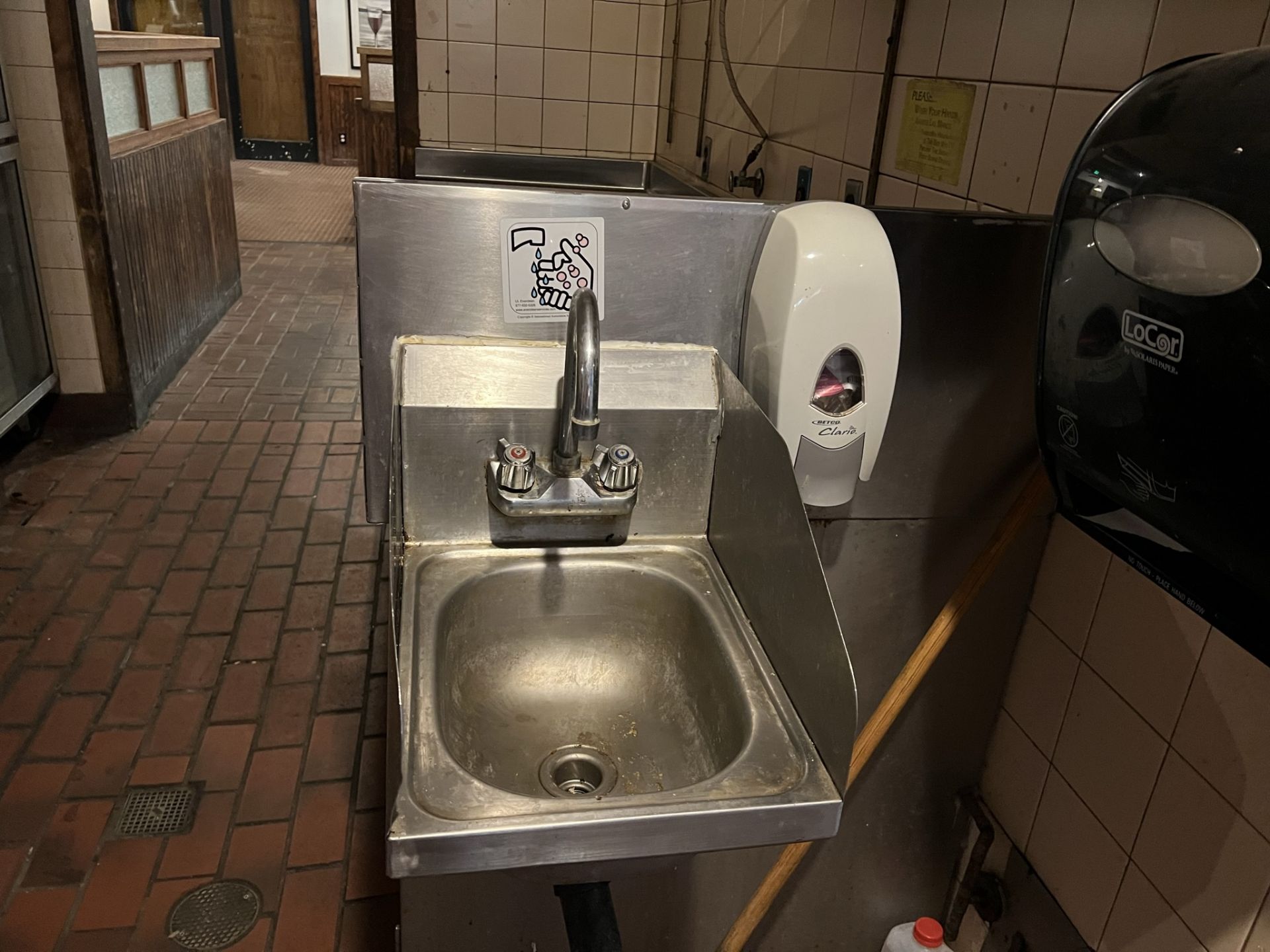 Stainless Counter with Sink - Image 2 of 4