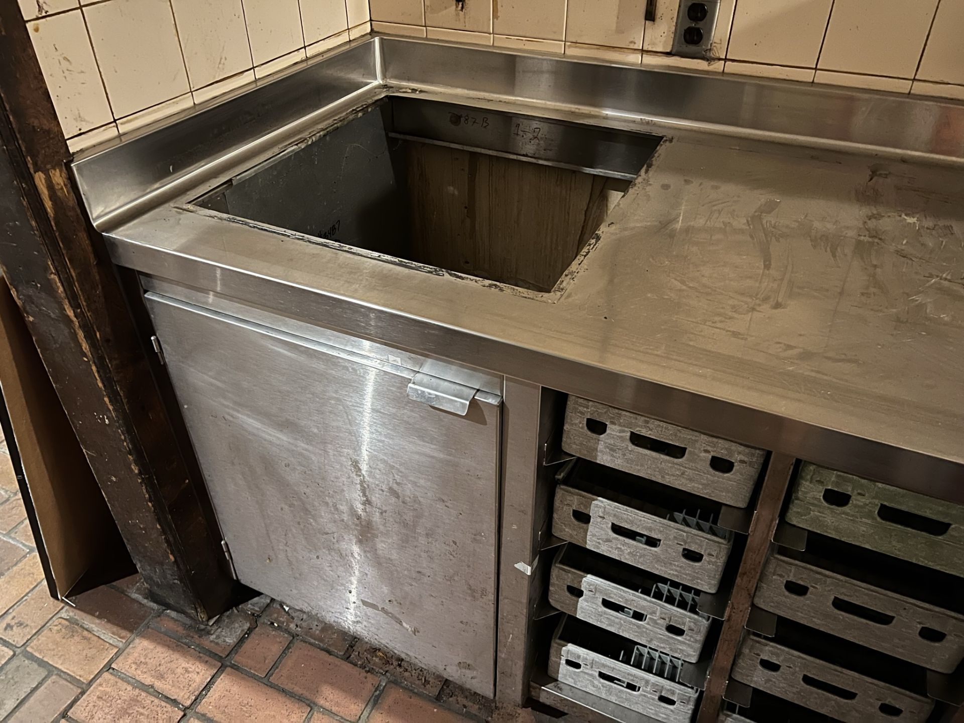 Stainless Counter with Sink - Image 4 of 4