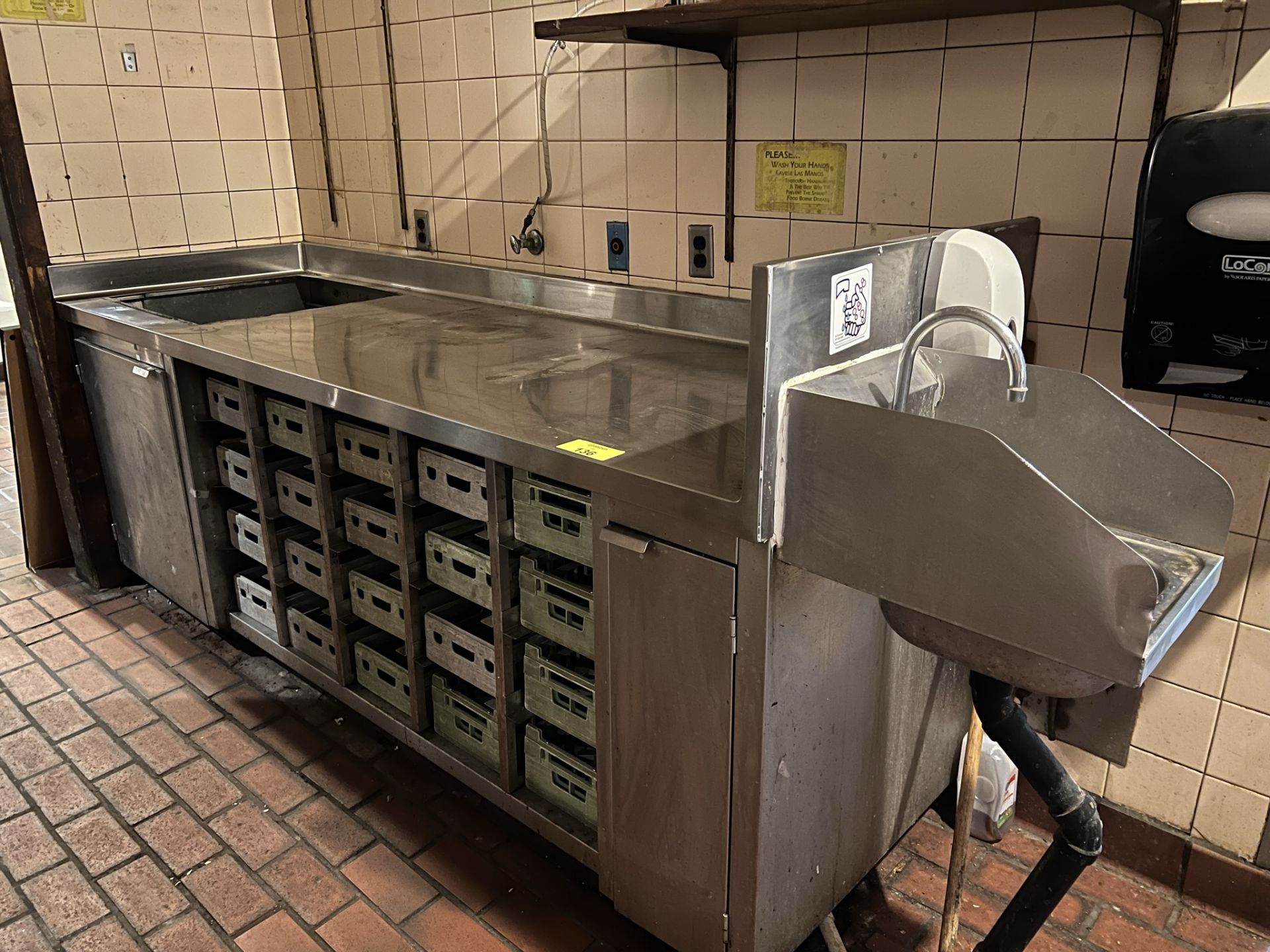 Stainless Counter with Sink