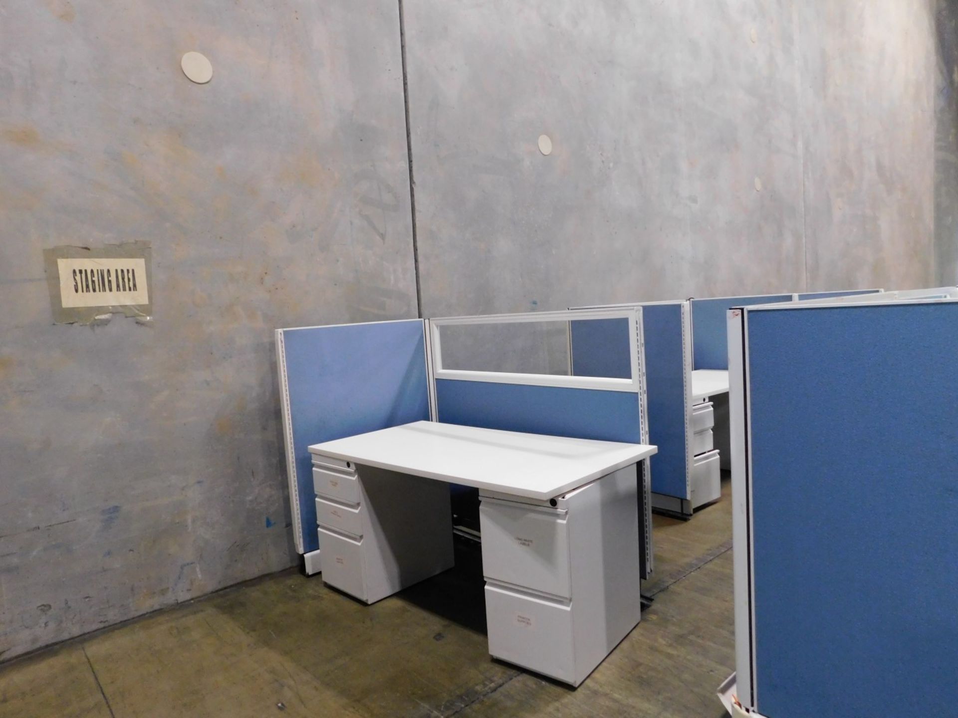 Sections of Office Cubicles - Image 2 of 2