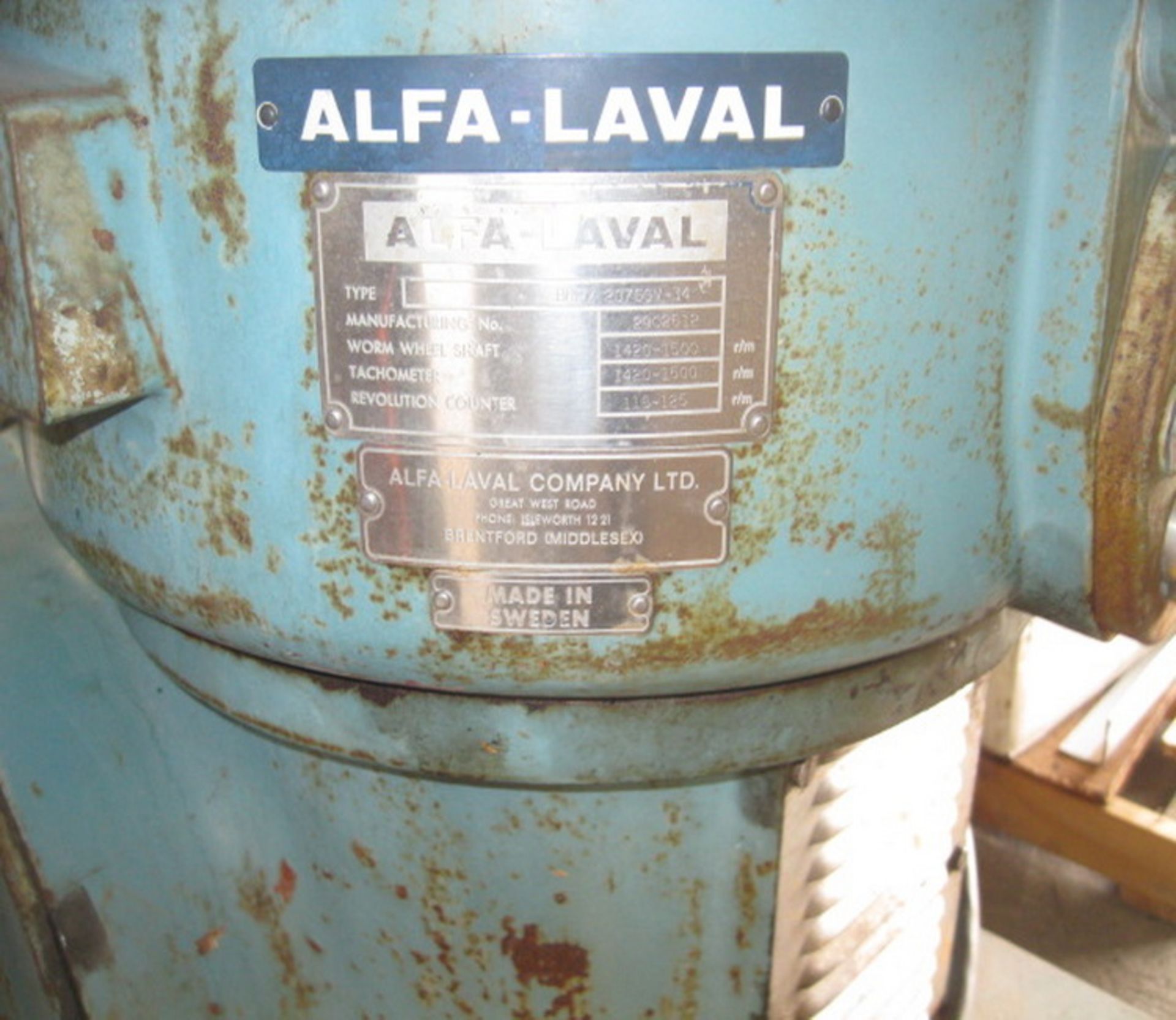 Alfa Laval self-desludging clarifier - Image 3 of 3