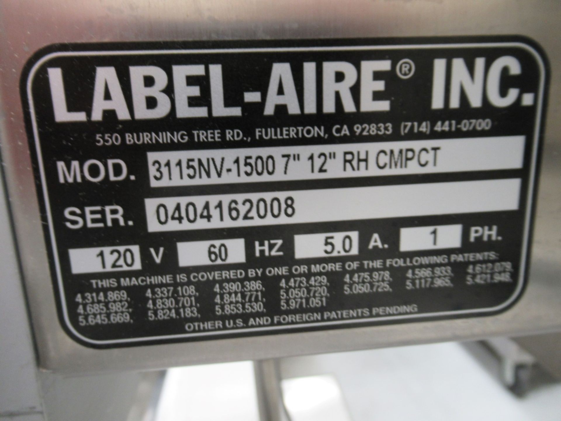 Top & Bottom Labeler - Image 3 of 11