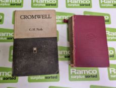 Cromwell : C.H.Firth - London 1935, The History of Florence and the Prince : Niccolo Machiavelli