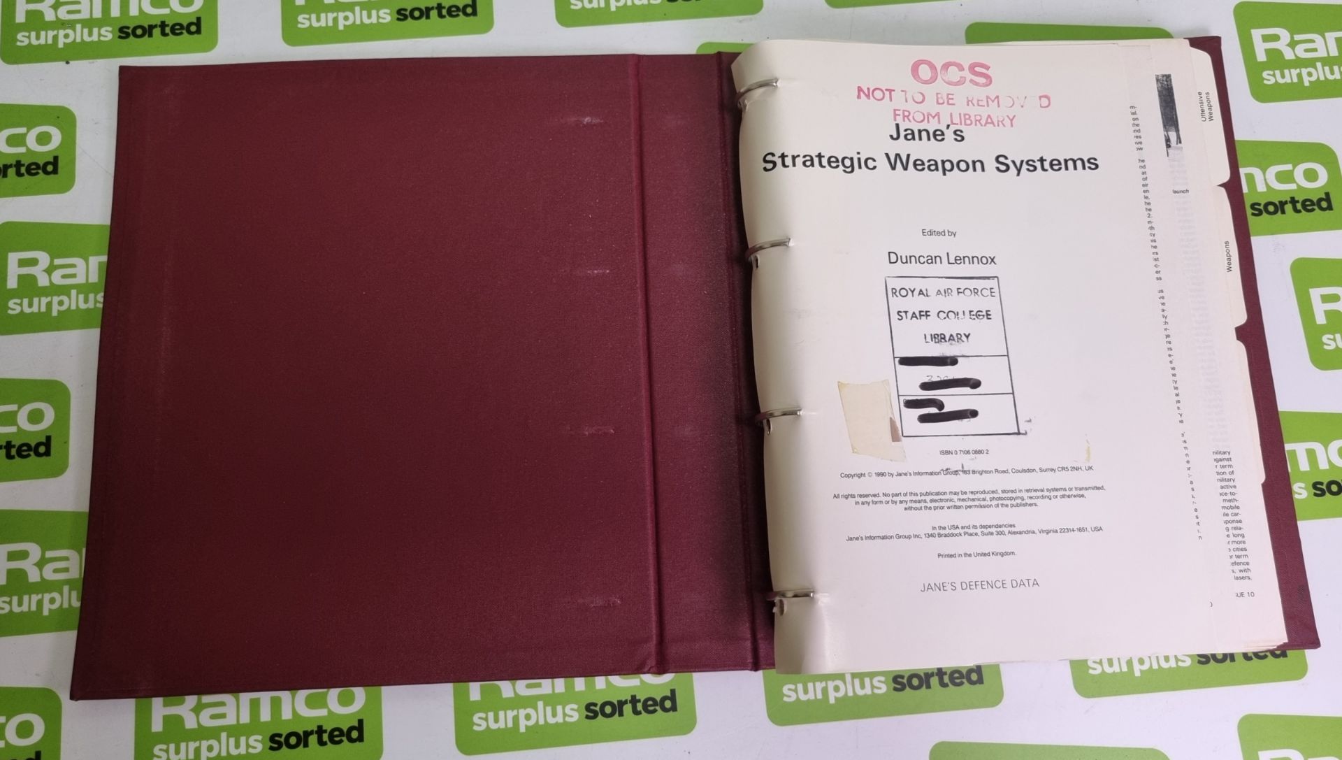 Jane's - Strategic Weapon Systems, Edited by Duncan S Lennox with Roger Loasby, Jane's - Strategic - Image 9 of 15