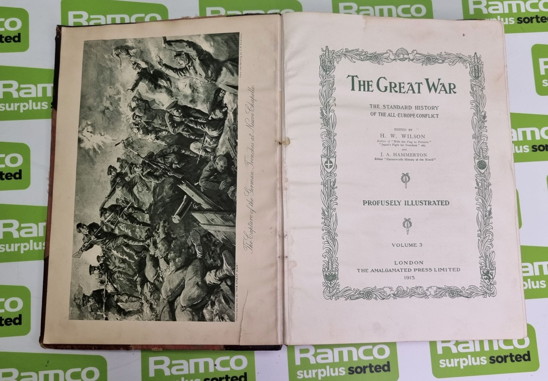 The Great War The Standard History of the All-Europe Conflict by H W Wilson and J A Hammerton - Image 10 of 21