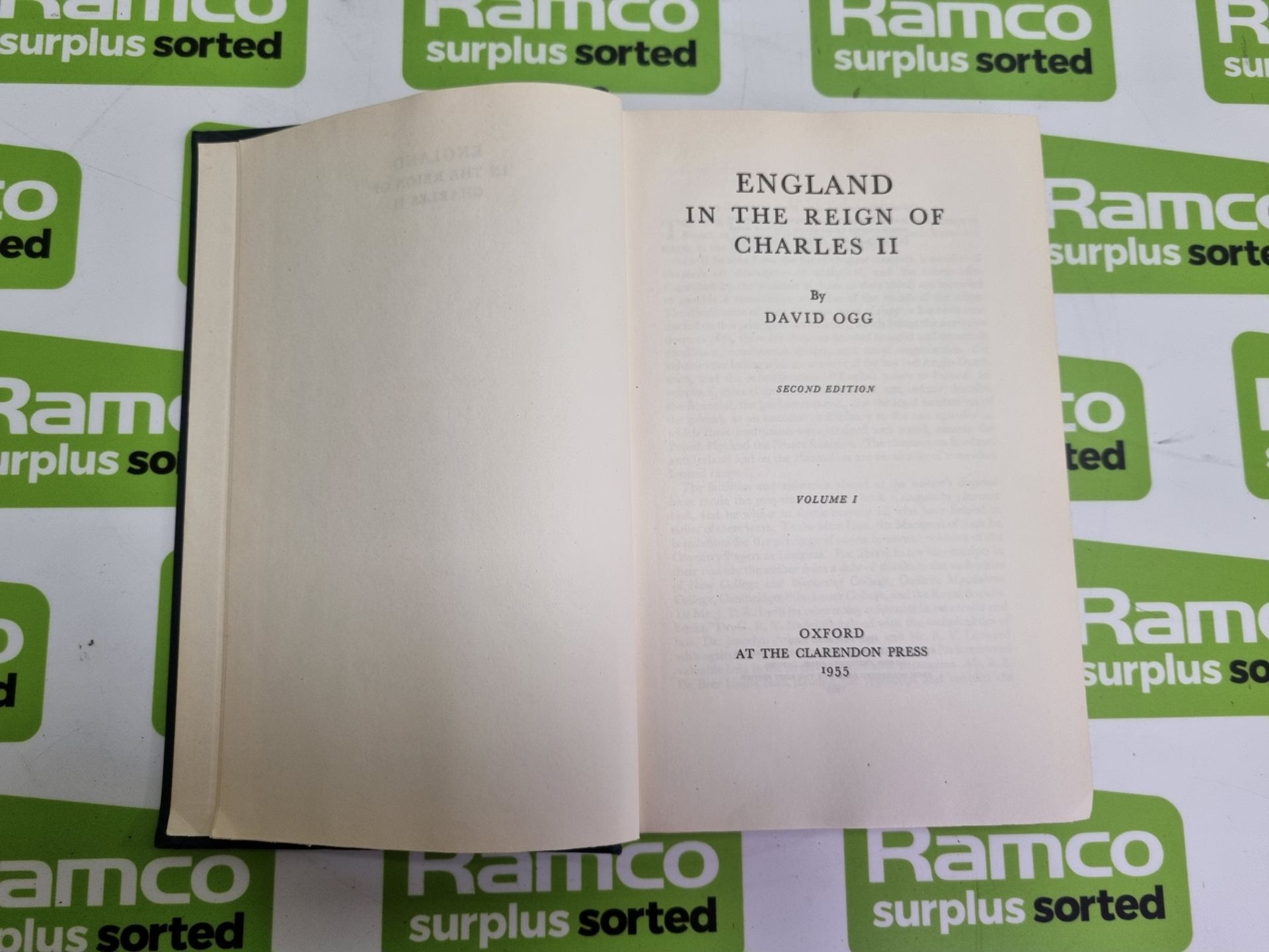 England in the reign of Charles II By David Ogg - Oxford 1955, England in the reign of James II - Image 3 of 12