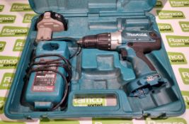 Makita 8434D 14.4v 2.6Ah cordless drill, battery, charger, case