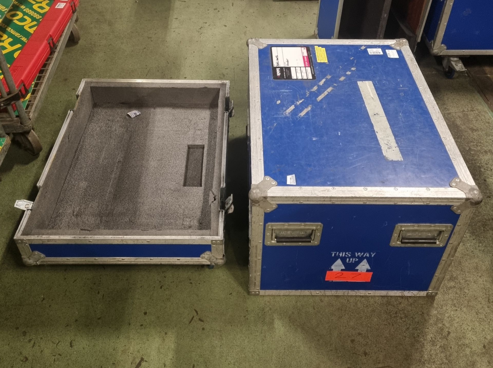 Penn fabrication, flight case - L78 x W62 x H78cm - Image 4 of 4