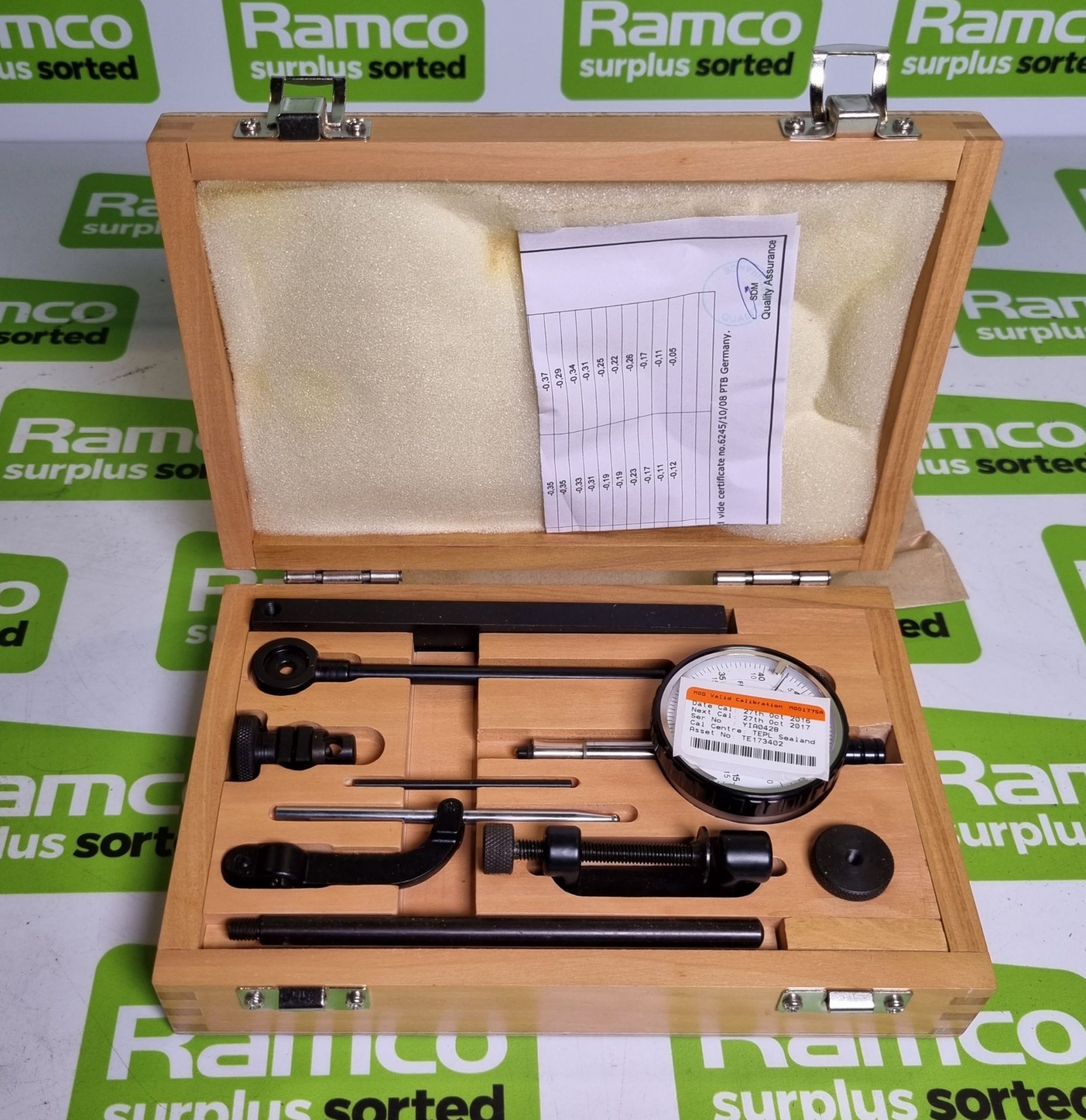 Dial indicator gauge kit