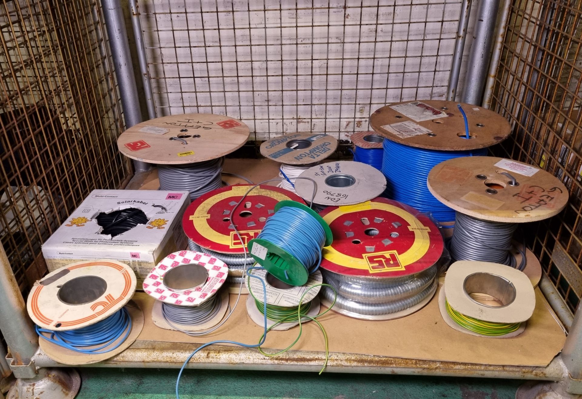 Multiple reels of electrical cable of assorted lengths, types, colours and gauges - Image 2 of 4