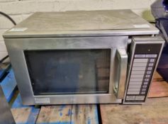 Sharp R-22AT Commercial Microwave with 20ltr capacity and 1500W Output